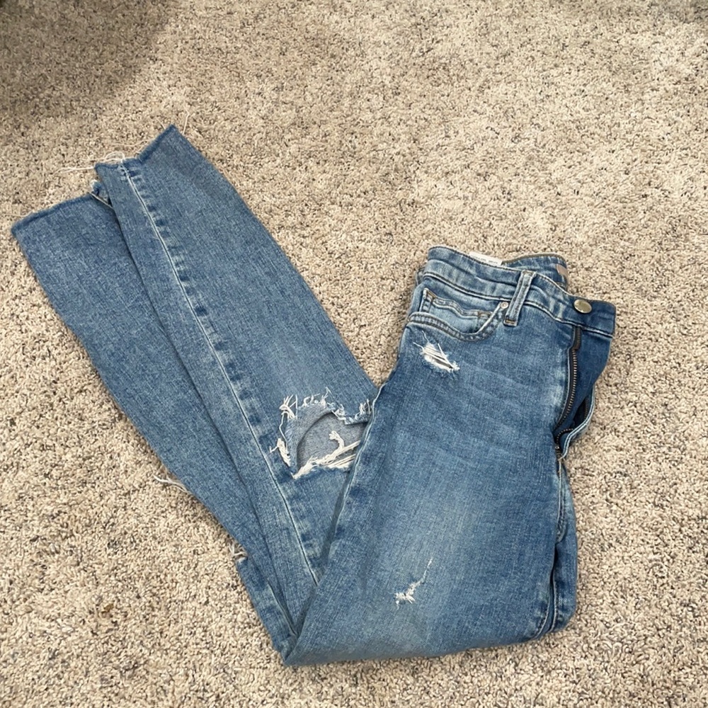 Joe's Skinny Jeans with Distressing